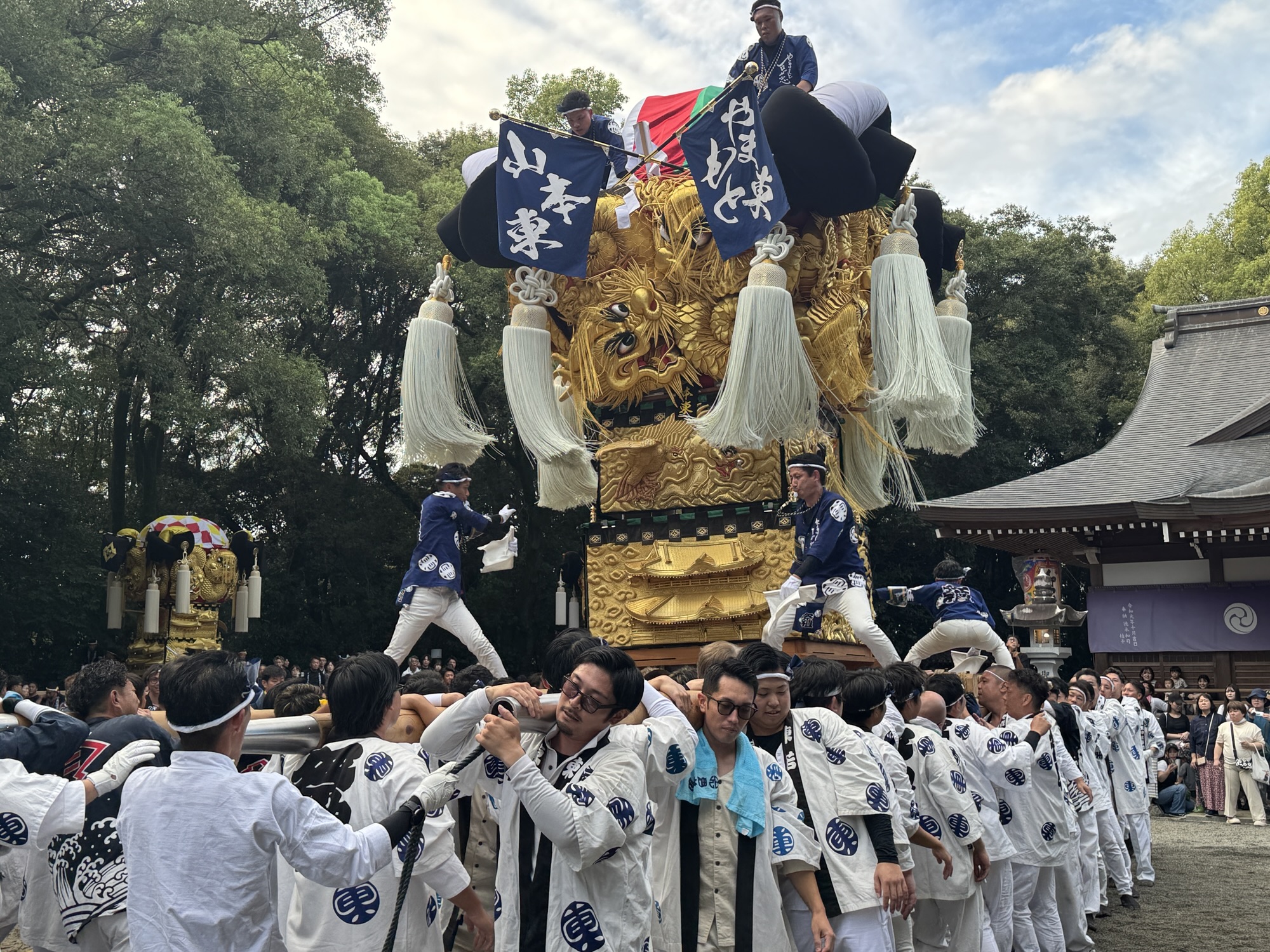 【山本東太鼓台】2025年10月5日 菅生神社にて撮影 香川県三豊市山本町辻地区