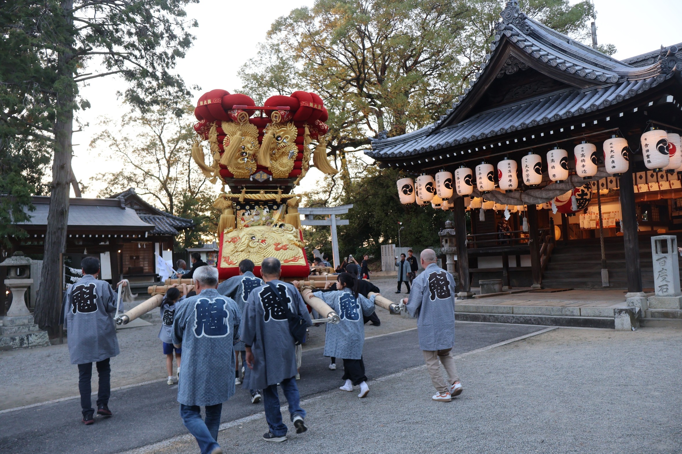 【直場太鼓台】豊浜八幡神社にて撮影 2025年10月10日（香川県観音寺市豊浜町）